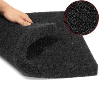 Fish Tank Filter Black Polyether Thickness 20mm 50x50x2cm All Water Types