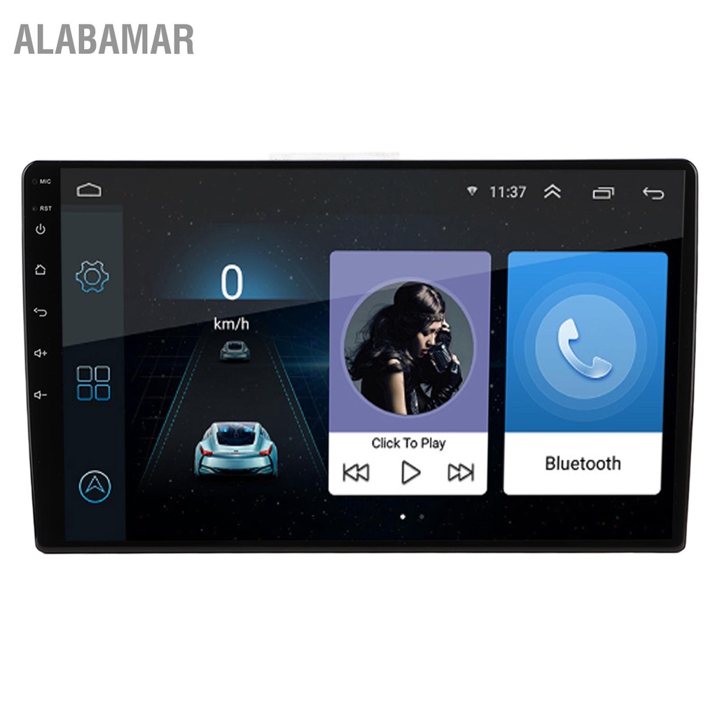 alabamar-10-1inรถสเตอริโอahdกล้องwifiบลูทูธวิทยุfmสำหรับandroid-10-1-universal-2-16g-gpsนำทางจอแสดงผล