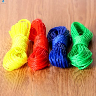 เชือกไนล่อน แบบถัก ยาว 10 เมตร สุ่มสี สําหรับแขวนเสื้อผ้า
