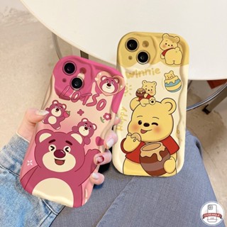 เคสโทรศัพท์มือถือ ลายการ์ตูนหมีพูห์ สําหรับ Oppo A57 A77s A17 A17k A95 A96 A76 A15 A12 A5s A58 A1k A77 A78 A16K A7 A9 A55 A5 A31 A16 A74 A52 A16E A16s A53 A54 A3s Reno 5 5F 4F 4Lite 7z 8z 8T เคสโทรศัพท์มือถือ ลายการ์ตูนหมี Lotso