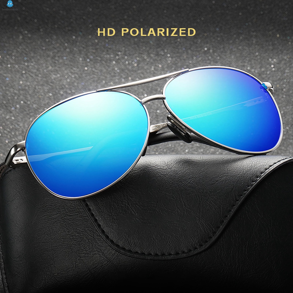 แว่นตากันแดด-hd-สะท้อนแสง-ป้องกันรังสียูวี-400-สไตล์คลาสสิก