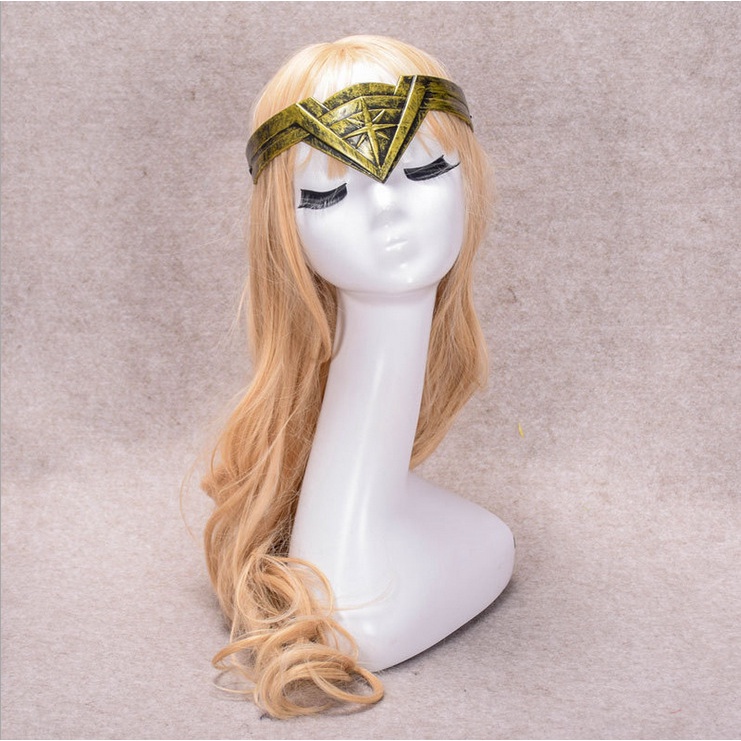 wonder-woman-แถบคาดศีรษะ-tiara-crown-headwear-cosplay-stage-props-ฮาโลวีน-fe