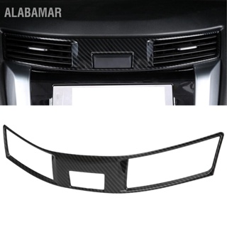 ALABAMAR คอนโซลกลางกลาง Vent Outlet กรอบ Trim Fit สำหรับ Nissan Navara Frontier NP300 2015-2019