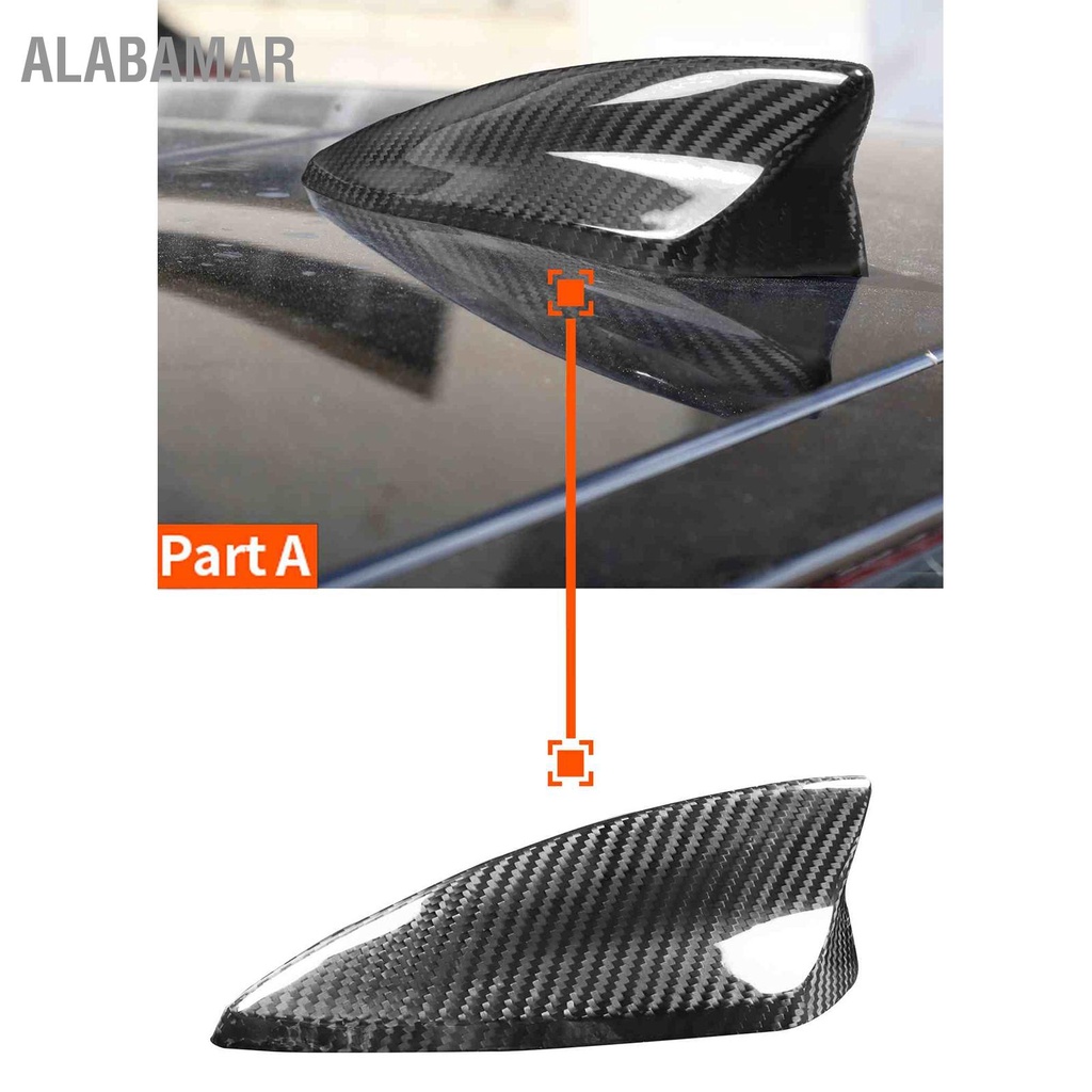 alabamar-คาร์บอนไฟเบอร์หลังคาเสาอากาศฝาครอบ-shark-fin-trim-หมวกตกแต่ง-fit-สำหรับ-cadillac-ct6-xt4-xt5-xts