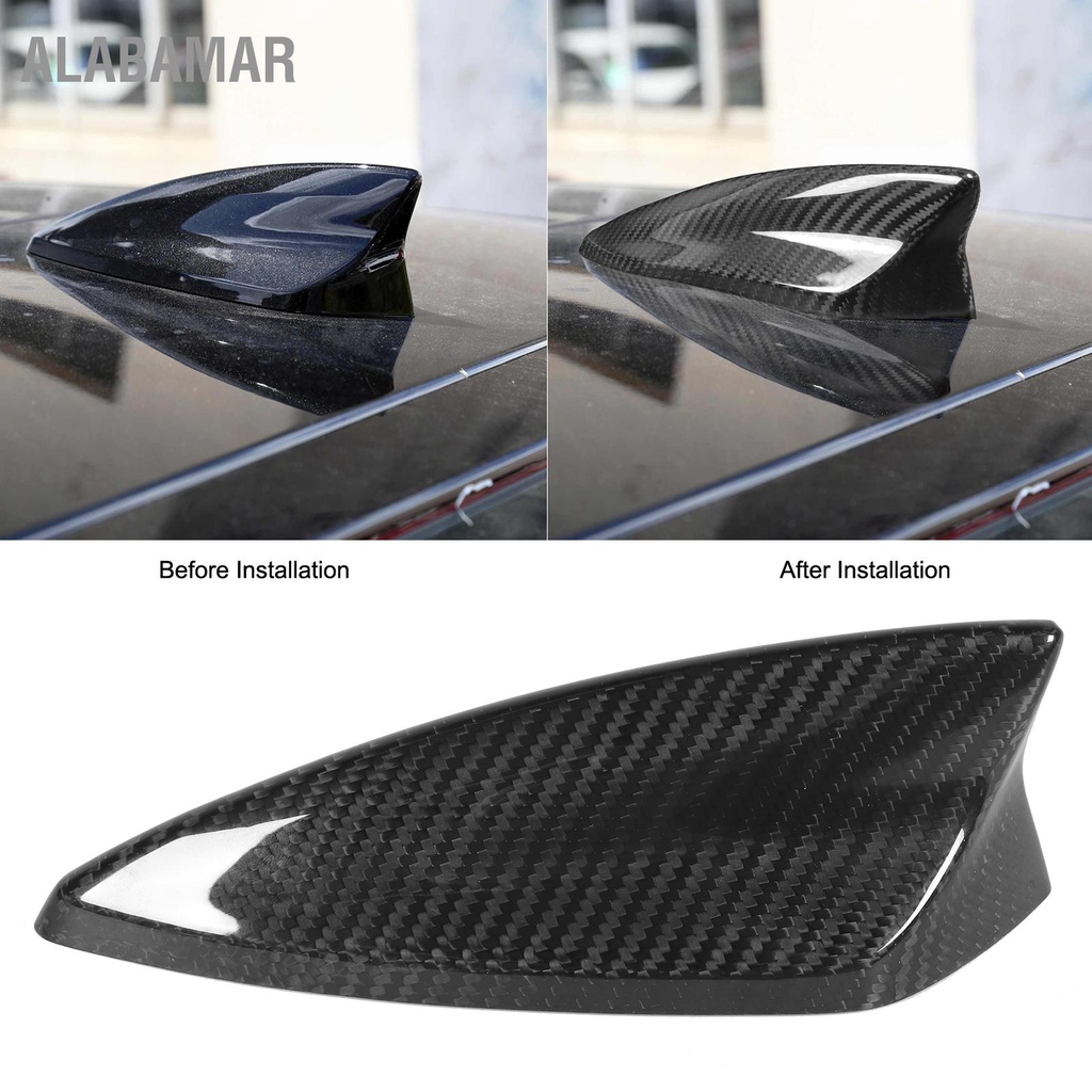 alabamar-คาร์บอนไฟเบอร์หลังคาเสาอากาศฝาครอบ-shark-fin-trim-หมวกตกแต่ง-fit-สำหรับ-cadillac-ct6-xt4-xt5-xts