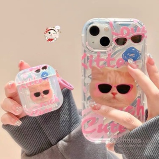 เคสโทรศัพท์มือถือ แบบนิ่ม ลายการ์ตูนแมว สําหรับ iPhone 14 Plus 14 13 12 11 Pro Max X Xr Xs Max 7 8 Plus SE2020