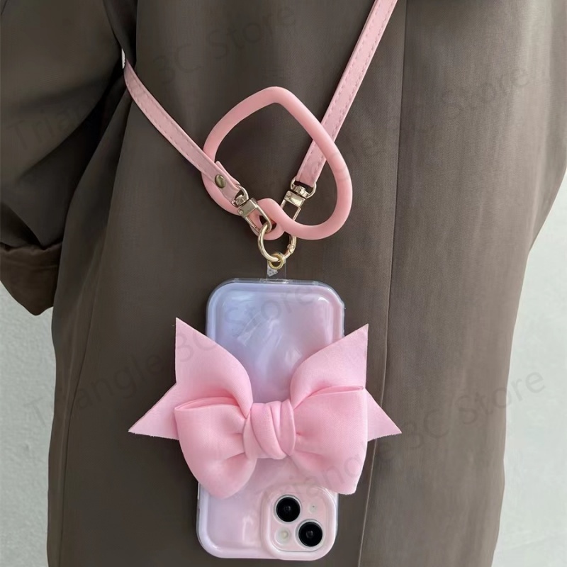 เคสมือถือ-ลายโบว์-พร้อมสายคล้องมือ-สําหรับ-iphone14-pro-max-iphone11-iphone13-1412-11-niche