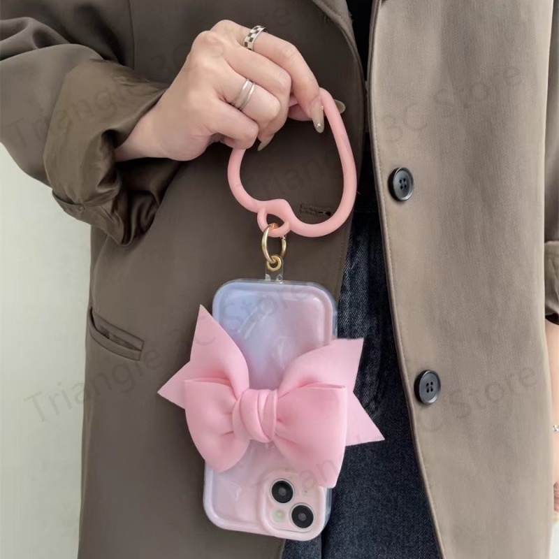 เคสมือถือ-ลายโบว์-พร้อมสายคล้องมือ-สําหรับ-iphone14-pro-max-iphone11-iphone13-1412-11-niche
