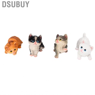 Dsubuy Kitten Ornaments  Doll Figures Toy Lifelike Good Coating Wide