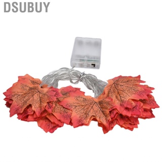 Dsubuy Maple Leaves String Lights  Fall Lighted Garland Decorations Warm Light Hot