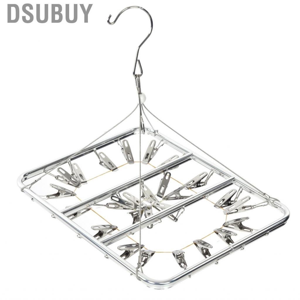 dsubuy-multifunction-laundry-drying-rack-26clips-for-socks-underwear-scarf-jy