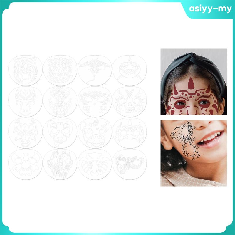 asiyymy-แม่แบบเพ้นท์ร่างกาย-ลายฉลุ-16-ชิ้น-สําหรับผู้ใหญ่