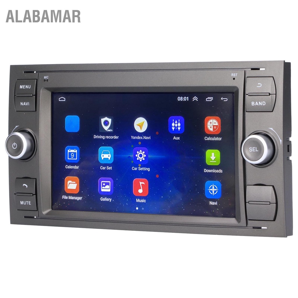 alabamar-7inรถสเตอริโอสำหรับandroid10-0-wifi-bluetooth-4-0-media-player-hdหน้าจอสัมผัสระบบนำทางgps