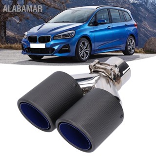 ALABAMAR ท่อไอเสียคาร์บอนไฟเบอร์แบบด้าน Dual Outlet Universal Y Shape Exhaust Tips