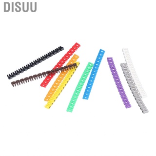 Disuu Wire Marker Plastic Cable Identification Tube  Colorful For Fixing