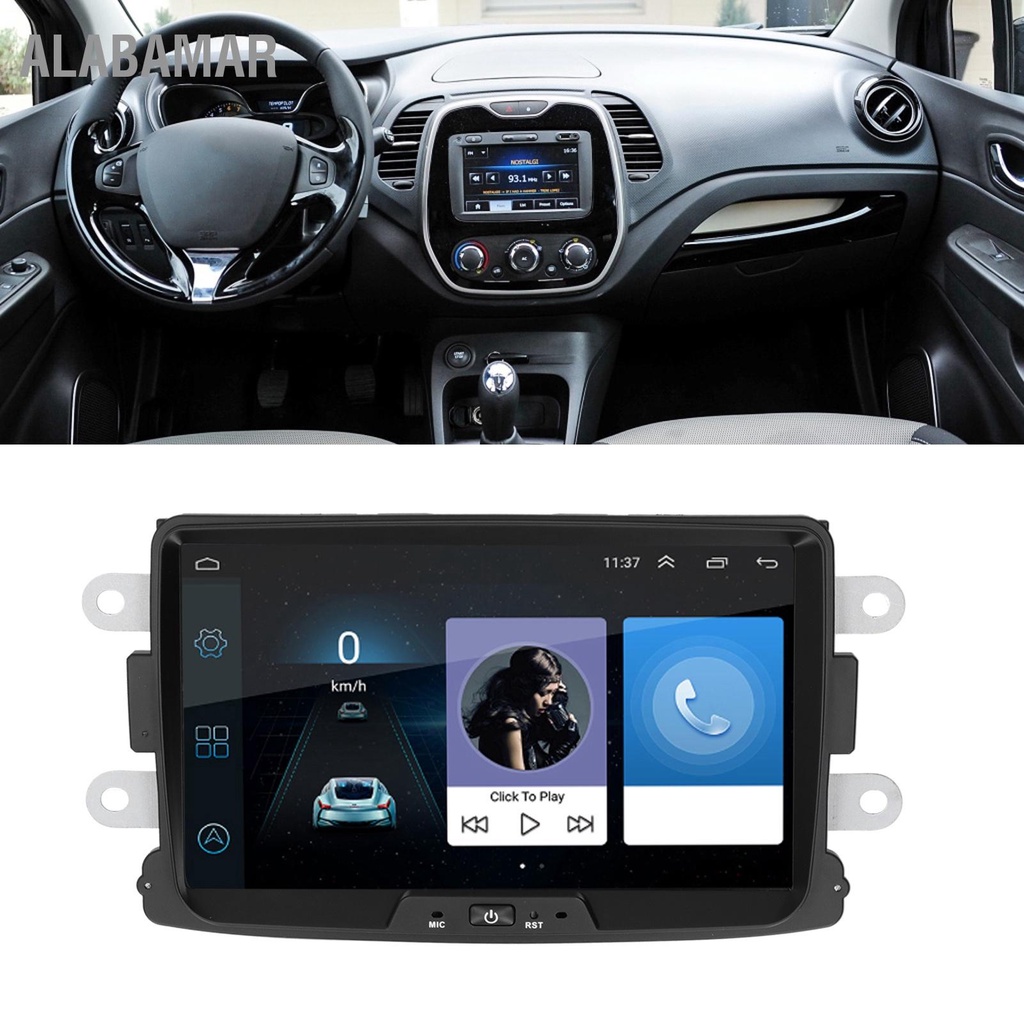 alabamar-8inรถนำทางระบบgps-bluetooth-4-0-usb-playerสำหรับandroid-10-0-fitสำหรับcaptur-สัญลักษณ์