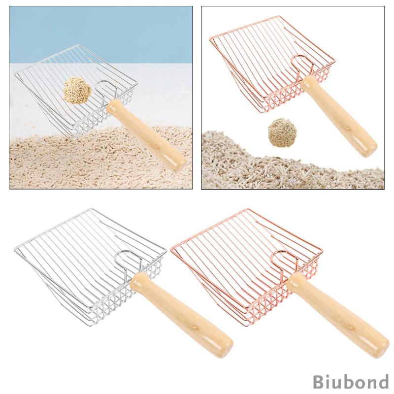 biubond-ช้อนตักทราย-พร้อมตะขอ-ด้ามจับไม้-สําหรับสัตว์เลี้ยง-หนูแฮมสเตอร์-สุนัข