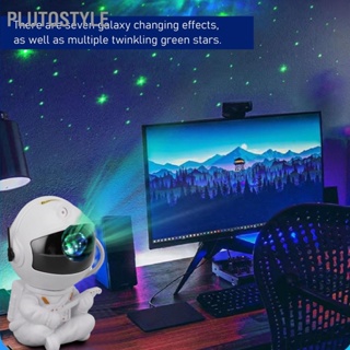 Plutostyle โปรเจคเตอร์Star NightไฟUSB 5V 360 องศาหมุนRGBนักบินอวกาศโปรเจคเตอร์อวกาศสำหรับห้องนอนGaming Room Decor