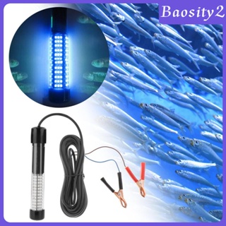 [Baosity2] โคมไฟ LED ใต้น้ํา พร้อมคลิปหนีบสาย ยาว 5 เมตร กันน้ํา สําหรับตกปลากลางคืน