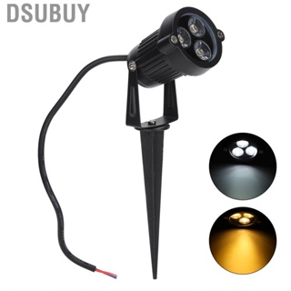 Dsubuy Lawn Light  High Brightness 3LED Pathway for Courtyard Garden Park