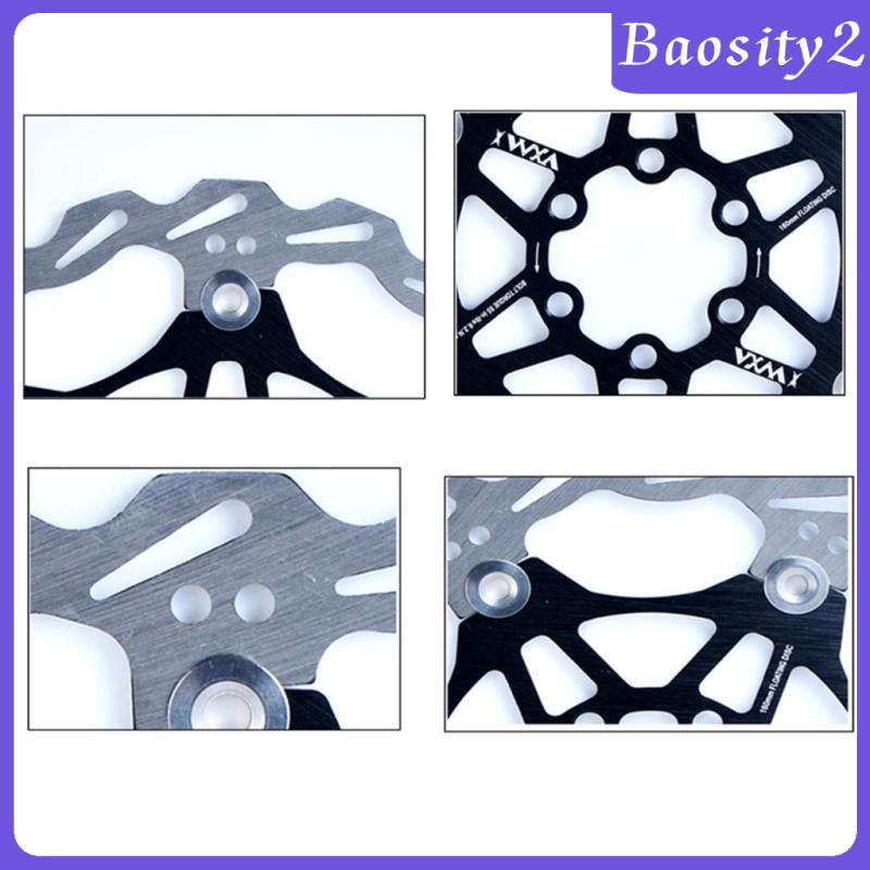 baosity2-ดิสก์เบรกโรเตอร์-อุปกรณ์เสริมจักรยาน-160-มม-ประเภทลอยน้ํา-ตัวเลือกสี