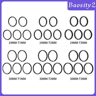 [Baosity2] ปะเก็นแหวนรองกะโหลกจักรยาน อะลูมิเนียมอัลลอย สําหรับรถจักรยาน 5 ชิ้น