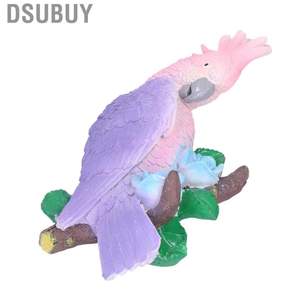 dsubuy-artificial-bird-garden-ornaments-multiple-colour-synthetic-resin-for-lawn-office-table
