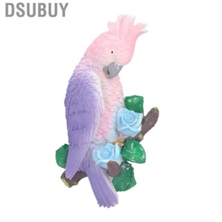 Dsubuy Artificial Bird Garden Ornaments Multiple Colour Synthetic Resin for Lawn Office Table