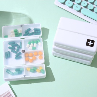 New Weekly Portable Travel Pill Cases Box 7 Days Organizer 7Grids Pills Container Storage Tablets Vitamins Medicine Fish Oils