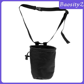 [Baosity2] กระเป๋าชอล์กคาดเอว ทนทาน 118 ซม. ปรับได้ แบบเปลี่ยน - สีดํา