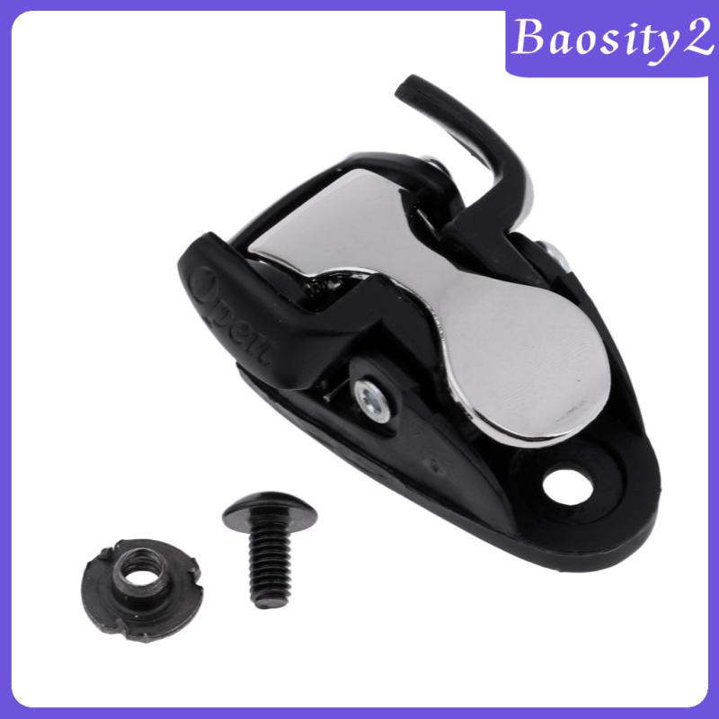 baosity2-หัวเข็มขัดรองเท้าโรลเลอร์สเก็ต-พร้อมสกรู-แบบเปลี่ยน-สีดํา