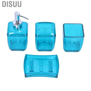 Disuu 01 02 015 Lotion Dispenser Bathroom Set Blue For Guest Room