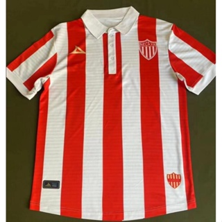 เสื้อกีฬาแขนสั้น ลายทีมชาติฟุตบอล Necaxa Anniversary 2023 2024 ชุดเหย้า สําหรับผู้ชาย