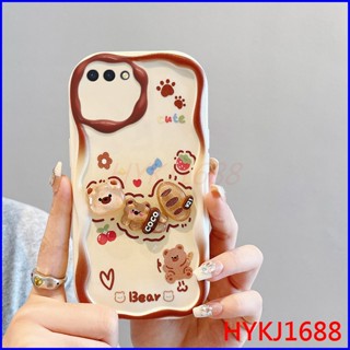 เคส Oppo A1K เคส Realme C2 เคสโทรศัพท์มือถือ ซิลิโคนนิ่ม tpu ลายตุ๊กตาครีม 3D สําหรับ NYGZ