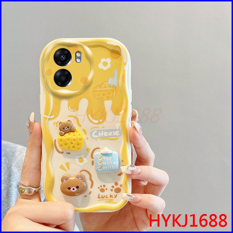 เคส-oppo-a77-5g-เคสโทรศัพท์มือถือ-ซิลิโคนนิ่ม-tpu-ลายตุ๊กตาครีม-3d-สําหรับ-nygz