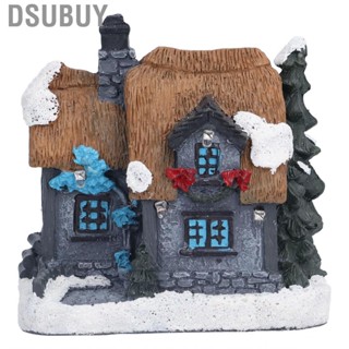 Dsubuy Christmas House  Lighted Village For Indoor Room Decor GIB