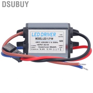 Dsubuy AC85‑265V To DC3‑12V 300mA Power Supply Lighting Transformer IP65 Hot