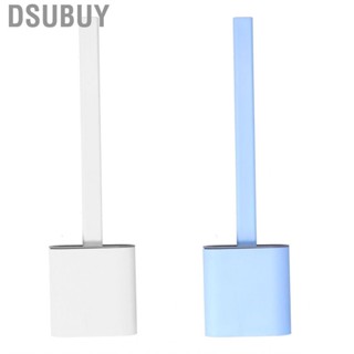 Dsubuy Toilet Brush Set  Wall Mounted Soft TPR Environmentally Friendly for Bathroom Home