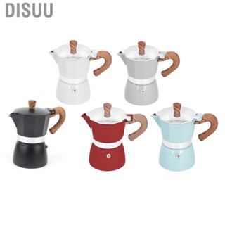 Disuu 150ML Aluminum Coffee Maker Octagonal Moka Pot For Home Office Kitchen H