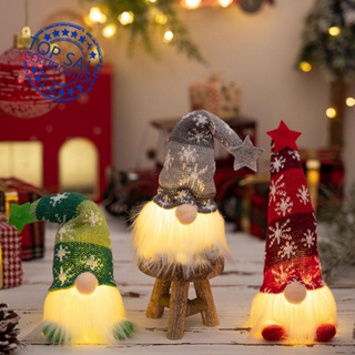 ตุ๊กตาโนมไร้หน้า เรืองแสง สําหรับตกแต่งบ้าน เทศกาลคริสต์มาส H4U6