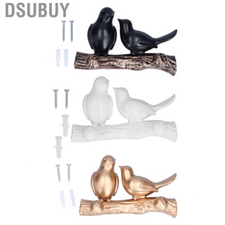 Dsubuy Hook Bird Key Hanger Wall Mounted Hat Bag For Living Room Kitchen MF