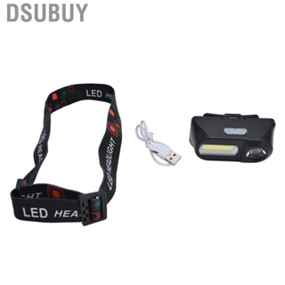 Dsubuy Head Lamp Hands Free Flashlight USB Rechargeable Lightweight