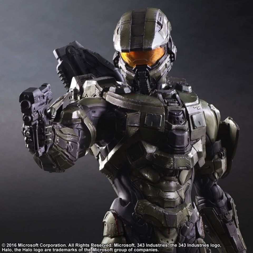โมเดลตุ๊กตาอนิเมะ-pa-master-chief-halo-halo-5-chief-chief-ขยับได้-แฮนด์เมด-สําหรับตกแต่ง