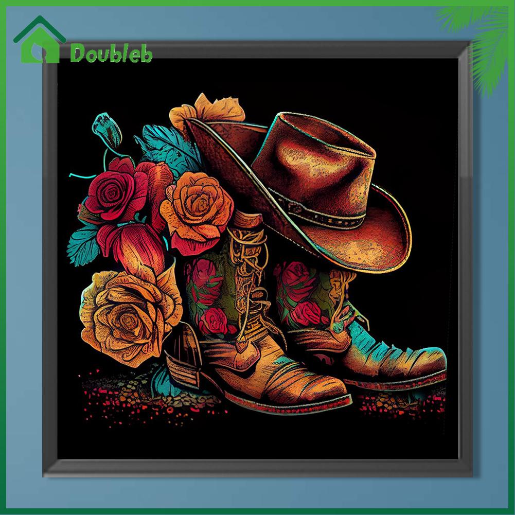 doub-x-ภาพวาดปักครอสสติตช์คริสตัล-รูปรองเท้าบูทคาวบอย-5d-สําหรับตกแต่งบ้าน-diy
