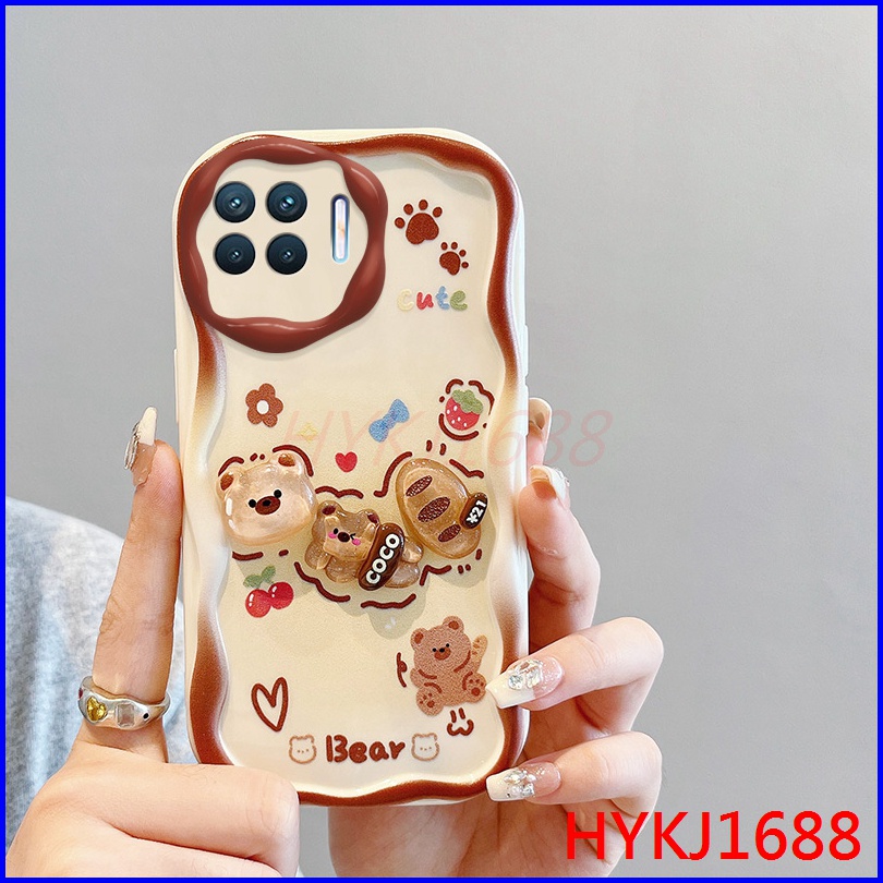 เคส-oppo-a93-4g-เคสโทรศัพท์มือถือ-ซิลิโคนนิ่ม-tpu-ลายตุ๊กตาครีม-3d-สําหรับ-nygz