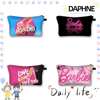 Daphne กระเป๋าเครื่องสําอาง ลายบาร์บี้น่ารัก สีชมพู เหมาะกับของขวัญวันหยุด สําหรับผู้หญิง