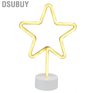 Dsubuy 02 015 Neon Light Five Pointed Star ABS Plastic Silicone Unique Gift