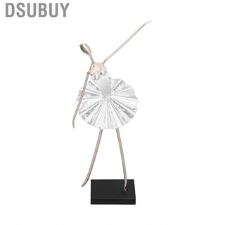 Dsubuy Ballet Girl Figurine Wrought Iron Statue Sculpture Home Dance Room Decor BS