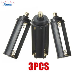 【Anna】Battery Holders 65 * 21mm AAA+18650 Accessories Case Plastic + Metal Rack Torch