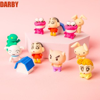 Darby โมเดลฟิกเกอร์ ยางลบ รูปการ์ตูนชินจัง เครื่องเขียน ของขวัญคริสต์มาส สําหรับเด็ก